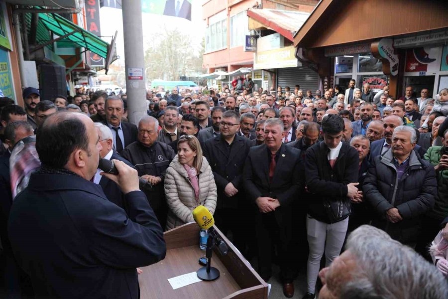 Başkan Altay Bozkır’da Vatandaşlarla Buluştu