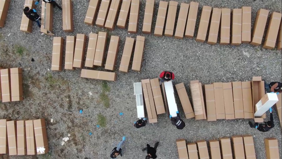 Mobilya Eşyaları Arasında 557 Bin Adet Uyuşturucu Hap Ele Geçirildi