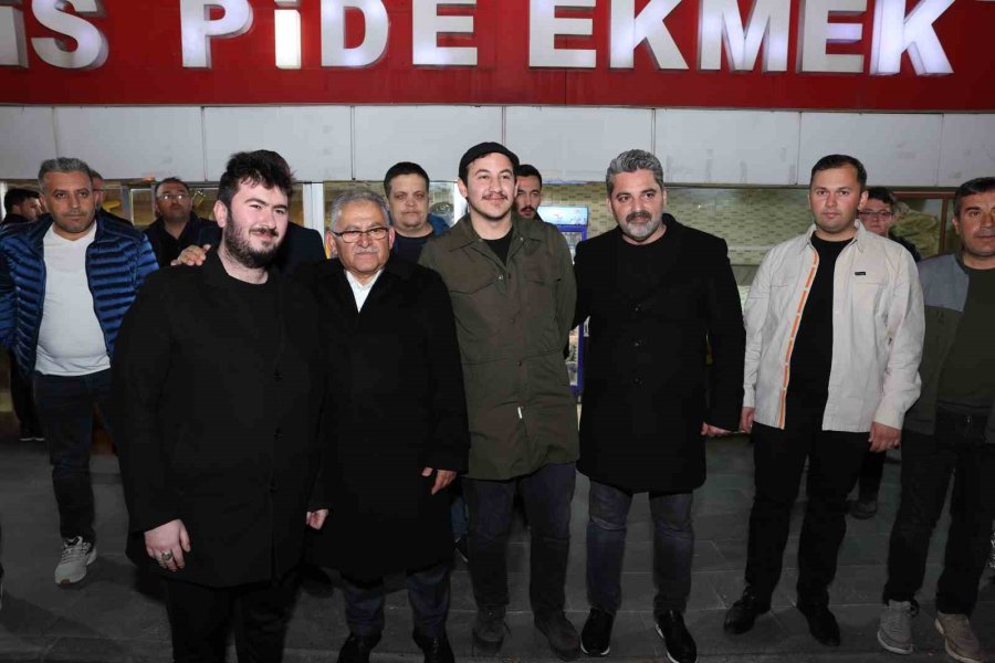 Büyükkılıç’tan Ramazan’ın İlk Akşamında Vatandaş Ve Esnaf Buluşması