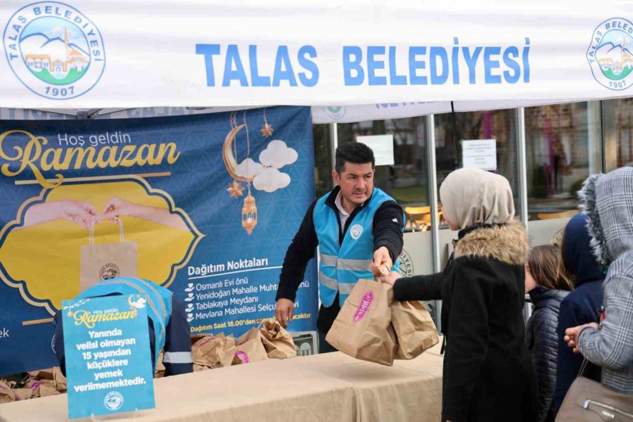 Talas’ta ‘biz Pişirelim Siz Ulaştırın’ Bu Yıl Da Devam Ediyor