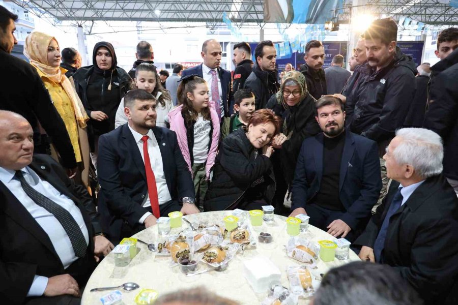 İyi Parti Genel Başkanı Akşener Aksaray’da Destek İstedi