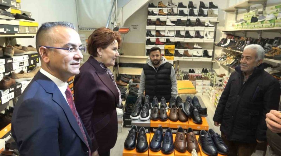 İyi Parti Genel Başkanı Akşener Aksaray’da Destek İstedi