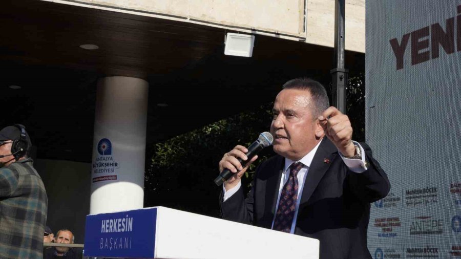 Başkan Böcek: "balbey Projesi’nin İlk Etabı 1,5 Yılda Tamamlanacak"