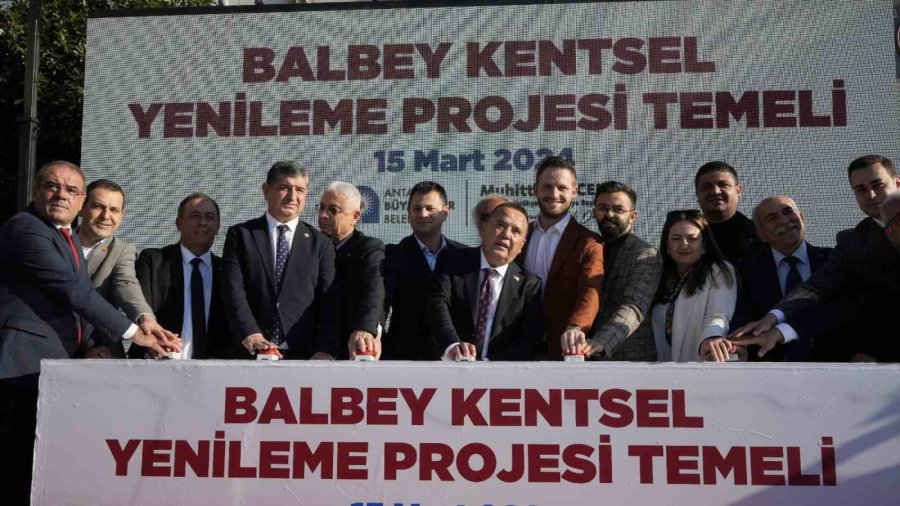 Başkan Böcek: "balbey Projesi’nin İlk Etabı 1,5 Yılda Tamamlanacak"
