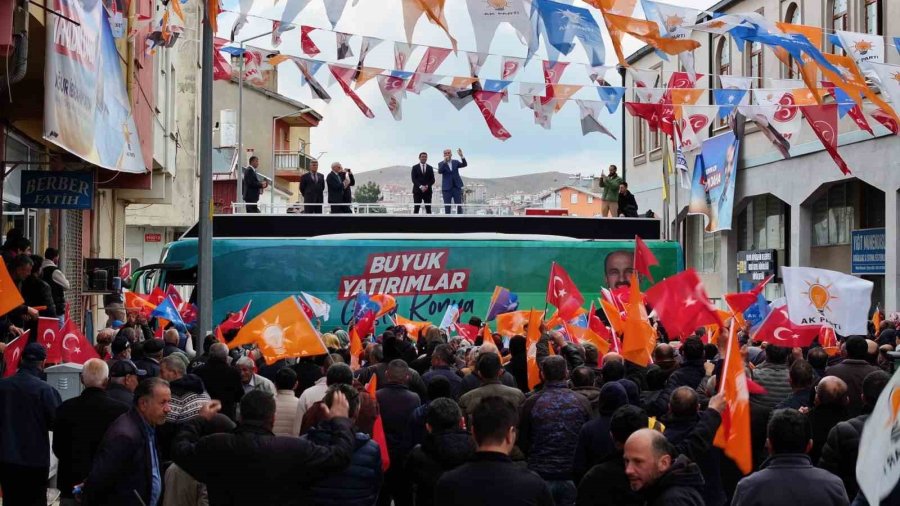 Başkan Altay, Ak Parti Milletvekili Akyürek’le Birlikte Hüyük’te Vatandaşlarla Buluştu