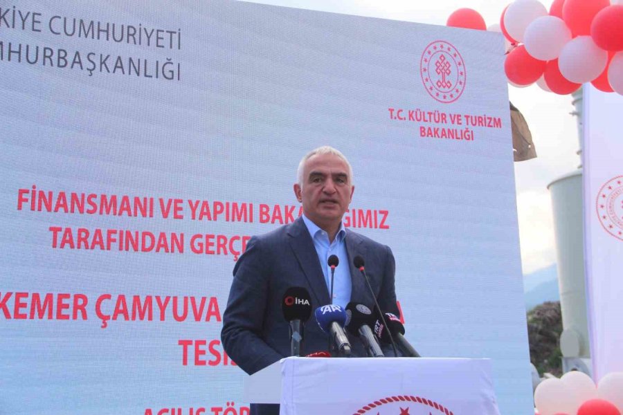 Bakan Ersoy: "kemer’in 50 Yıl Süreyle Atık Su Sorununu Çözüldü"