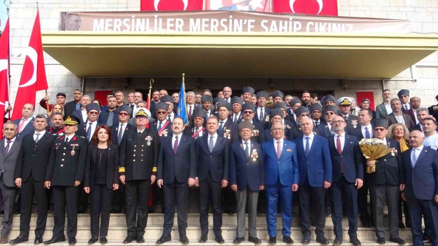 Atatürk’ün Mersin’e Gelişinin 101’inci Yıl Dönümü Törenle Kutlandı