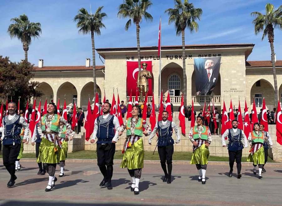 Atatürk’ün Mersin’e Gelişinin 101’inci Yıl Dönümü Törenle Kutlandı