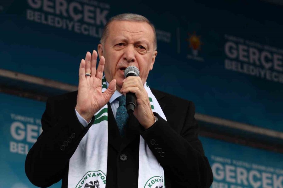 Cumhurbaşkanı Erdoğan: "chp Yine Dem İle Gizli Saklı Bir İş Birliği Halinde"