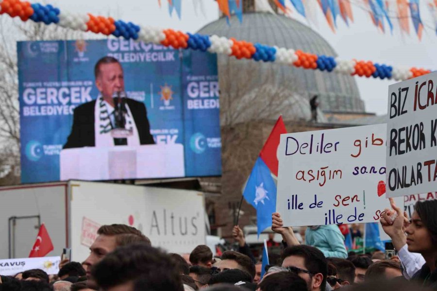 Cumhurbaşkanı Erdoğan: "chp Yine Dem İle Gizli Saklı Bir İş Birliği Halinde"