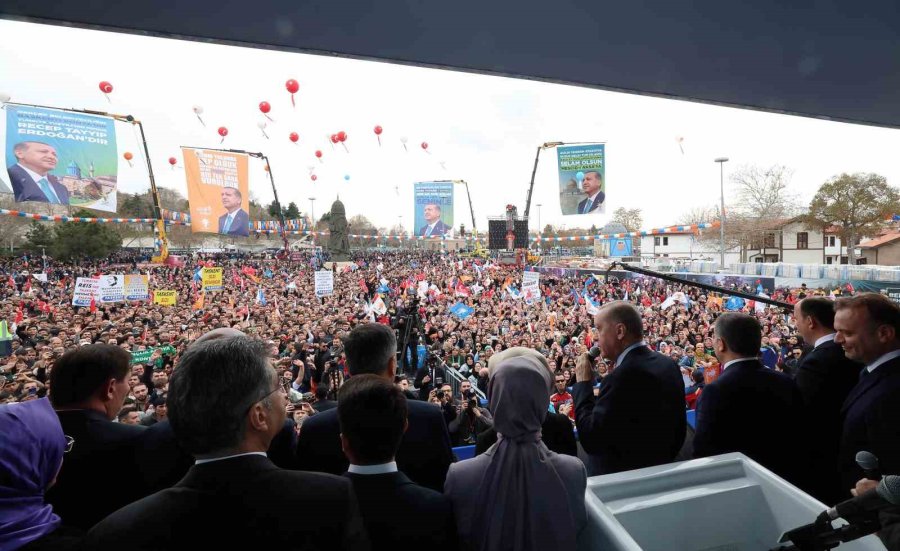Cumhurbaşkanı Erdoğan: "chp Yine Dem İle Gizli Saklı Bir İş Birliği Halinde"