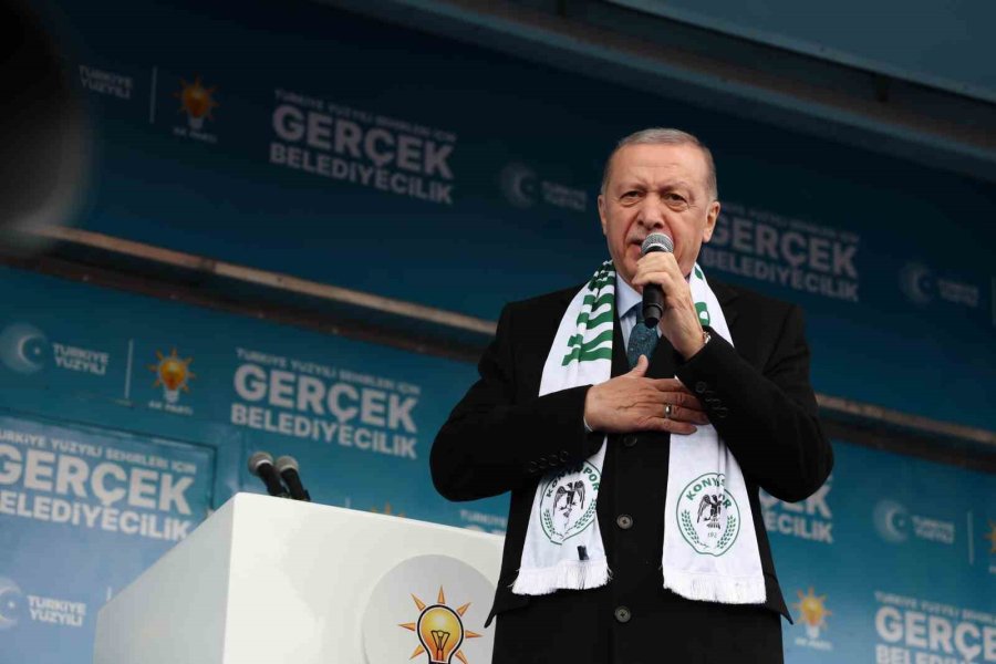 Cumhurbaşkanı Erdoğan: "türkiye Yüzyılı’nın İnşasını Da Konya İle Gerçekleştireceğiz"