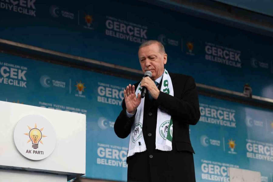 Cumhurbaşkanı Erdoğan: "chp Yine Dem İle Gizli Saklı Bir İş Birliği Halinde"