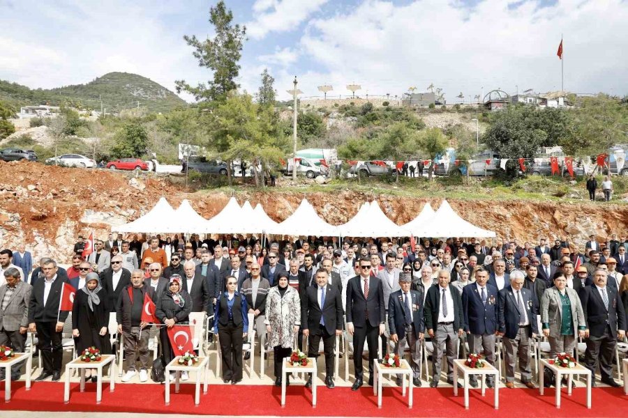 Alanya’da Şehitlik Alanı Ve Anıt Projesi’nin Temeli Törenle Atıldı