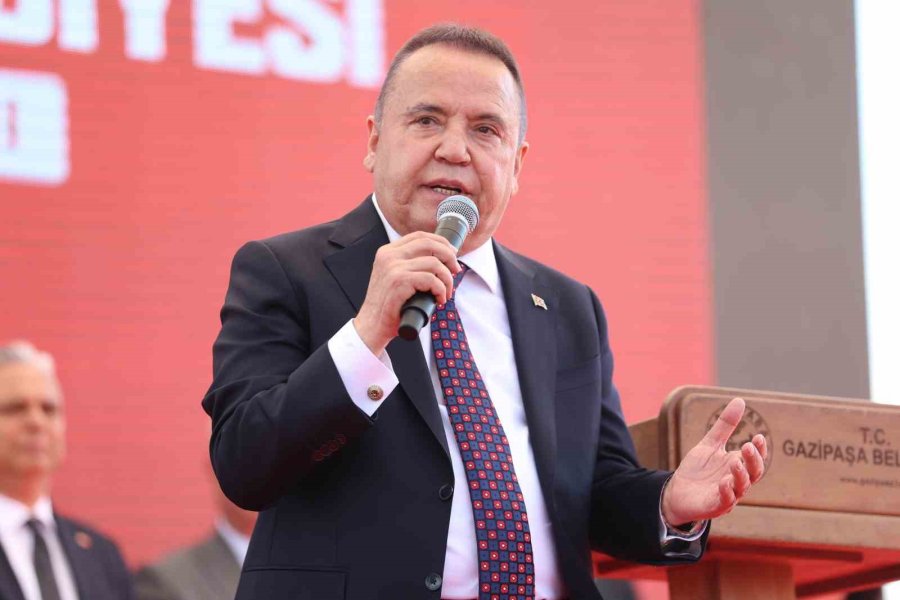 Başkan Böcek: “gazipaşa’ya 925 Milyon Liralık Yatırım Yaptık"