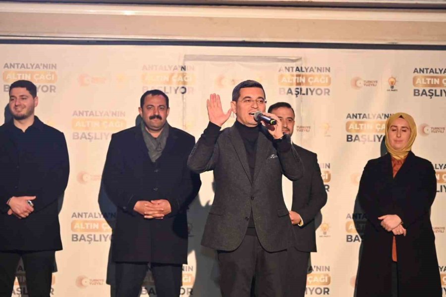 Tütüncü: “biz Antalya’ya Sevdalıyız”