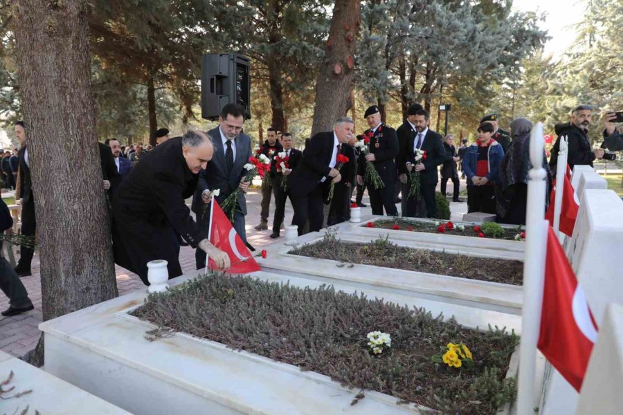Konya’da Çanakkale Zaferi’nin 109. Yıl Dönümünde Şehitler Anıldı