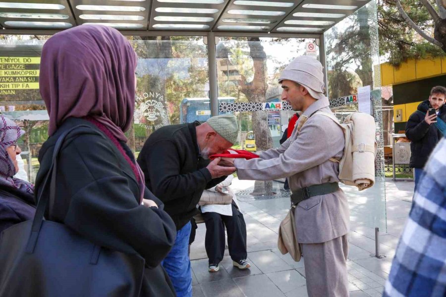 Çat Kapı Tiyatro Oyunu İle Çanakkale Ruhu Meram’da Can Buldu