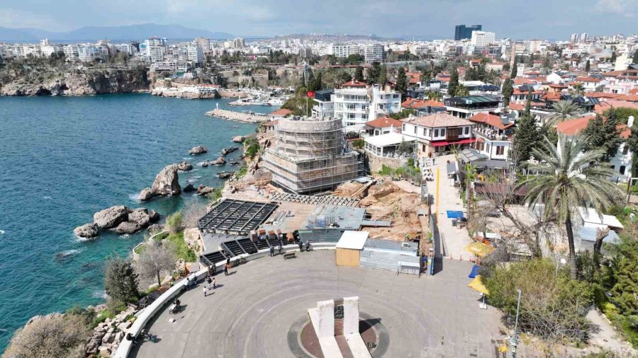 Antalya’da Hıdırlık Kulesi Seyir Terası Projesi Hızla İlerliyor