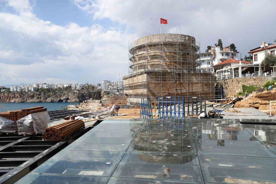 Antalya’da Hıdırlık Kulesi Seyir Terası Projesi Hızla İlerliyor