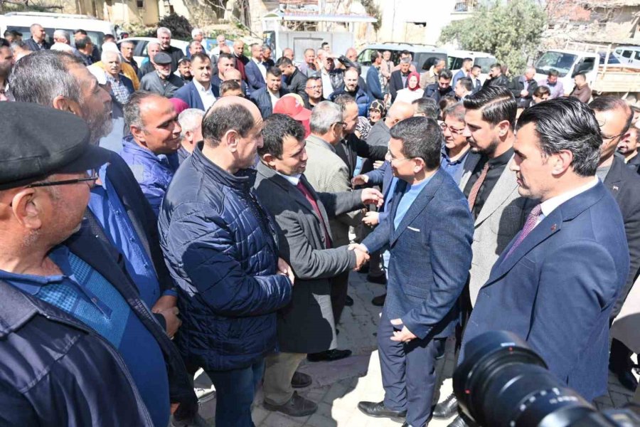 Korkuteli Ve Elmalı’da Vatandaşlarla Bir Araya Gelen Tütüncü: "cami De Bizim Cemevi De"