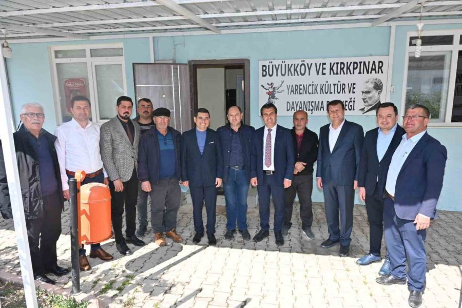 Korkuteli Ve Elmalı’da Vatandaşlarla Bir Araya Gelen Tütüncü: "cami De Bizim Cemevi De"