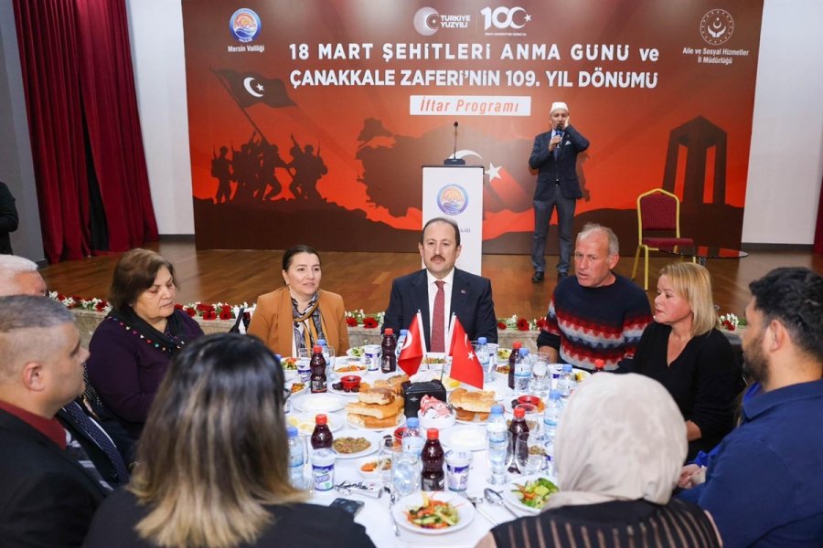 Vali Pehlivan, Şehit Aileleri Ve Gazilerle İftar Programında Bir Araya Geldi