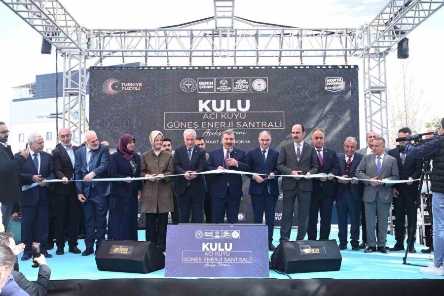 Bakan Koca Konya’da Ges’in Açılışını Yaptı