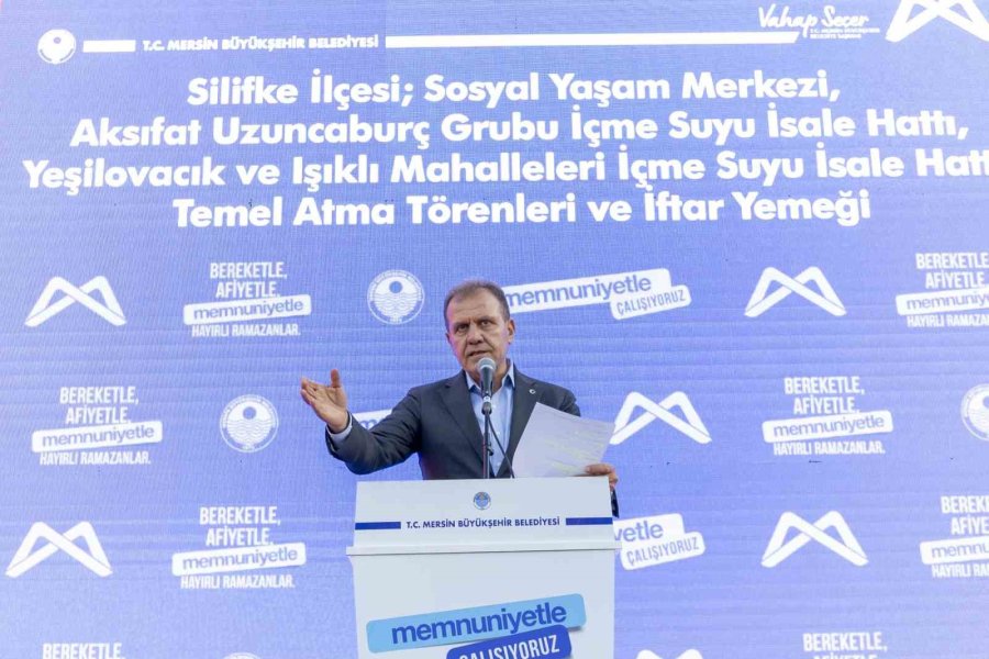 Silifke’de 4 Yeni Projenin Temeli Atıldı