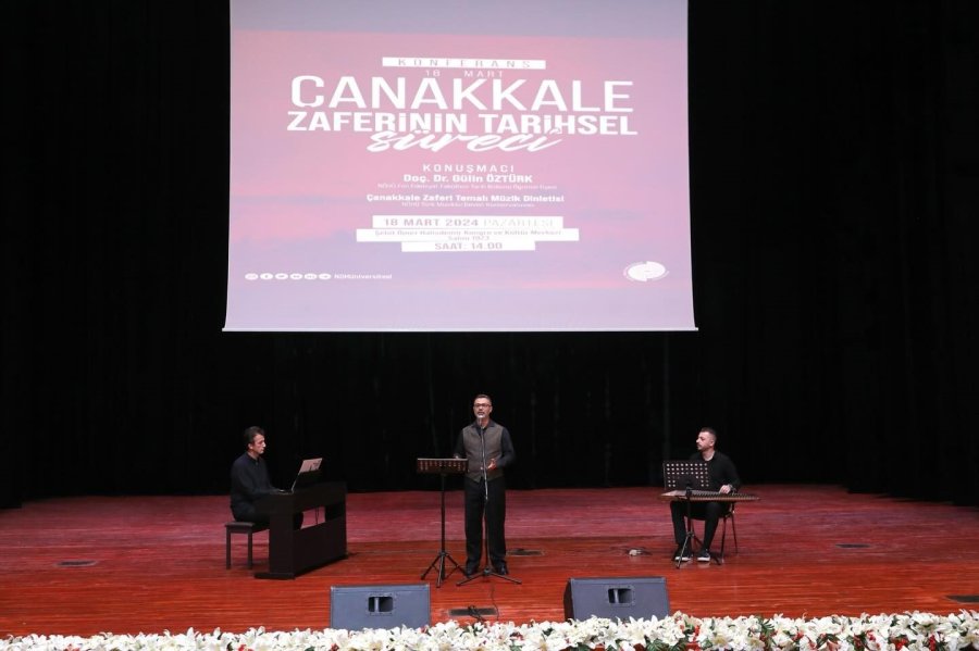Niğde’de 18 Mart Çanakkale Zaferi’nin Tarihsel Süreci Konferansı Verildi.