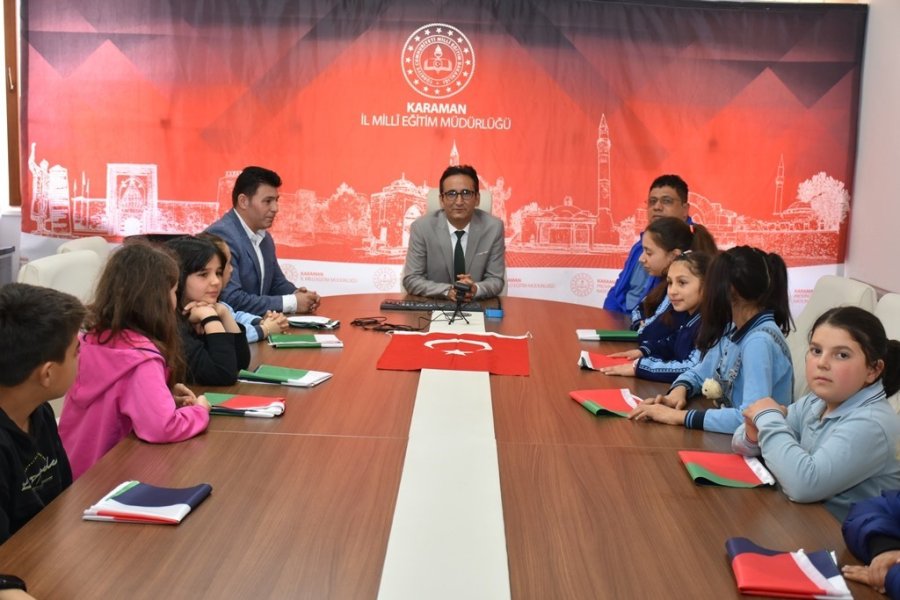 Karaman’da Ortaokul Öğrencileri Gazze İçin Tek Yürek Oldu