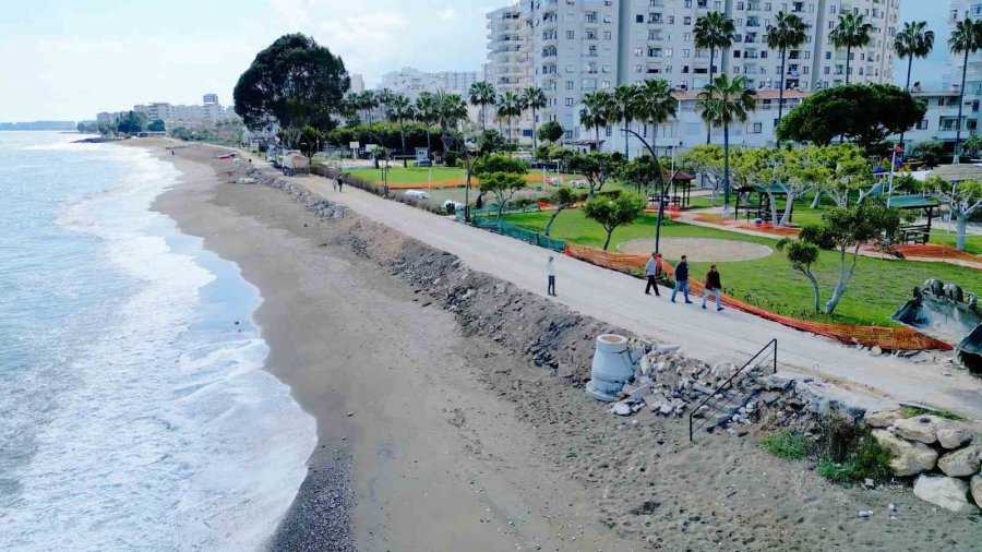 Mezitli Sahilinde 13 Kilometrelik Yeni Yol Projesi Başlatıldı