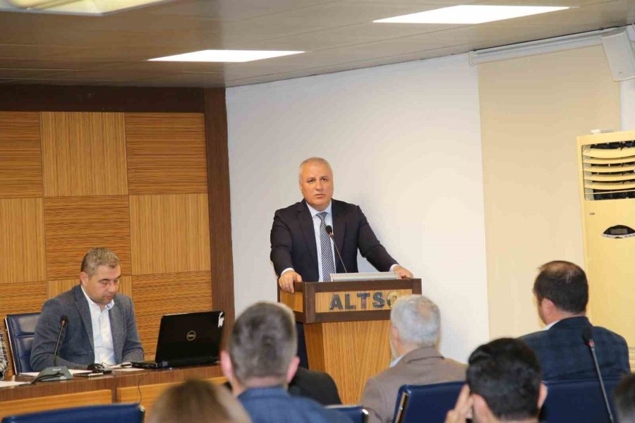 Altso Başkanı Erdem: “ortak Akıl İle Hareket Etmeye Devam Edeceğiz”