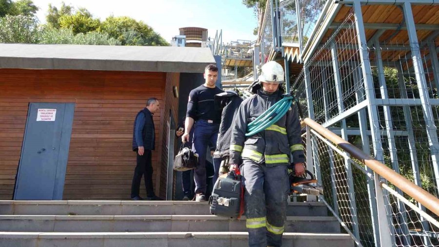 Asansörde Mahsur Kalan Anne Oğulu İtfaiye Kurtardı