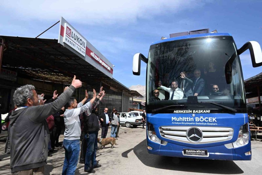 Başkan Böcek: “elmalı Her Alanda Marka Olacak”