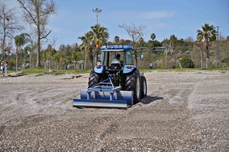 Antalya’da Yaz Erken Başladı, Dünyaca Ünlü Sahil Tarla Gibi Sürüldü