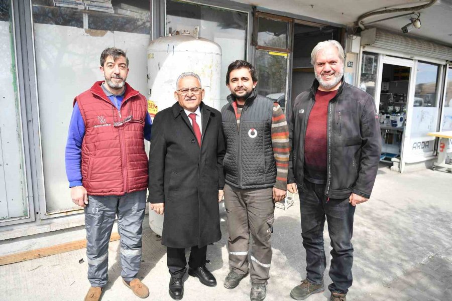 Başkan Büyükkılıç’tan Ağaç İşleri Esnafına Ziyaret