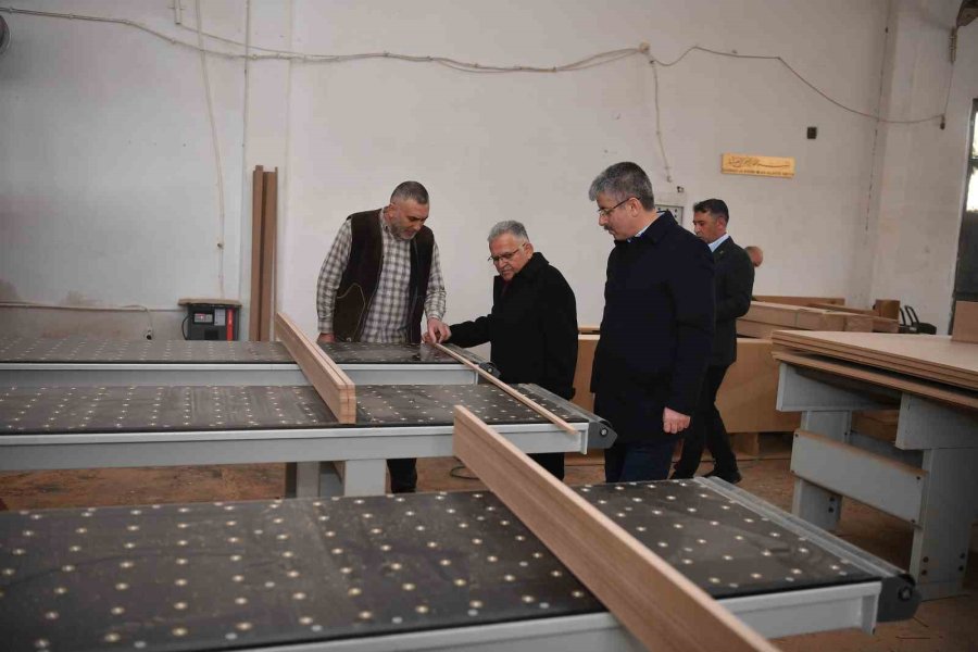 Başkan Büyükkılıç’tan Ağaç İşleri Esnafına Ziyaret