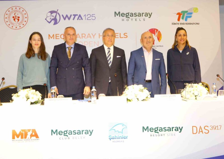 Megasaray Hotels Open Tenis Turnuvası’nın Basın Toplantısı Gerçekleştirildi