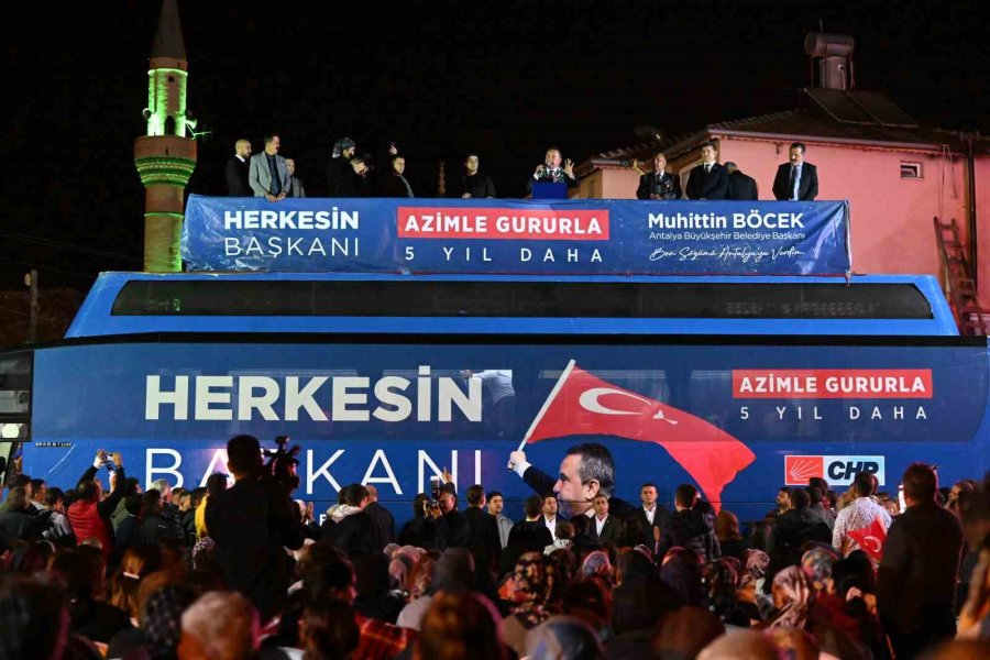 Başkan Böcek: “oy Versin Vermesin Kimseyi Ayrım Yapmadan Yolumuza Devam Edeceğiz”