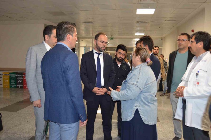 İl Sağlık Müdürü Ekingen, Alkü Eğitim Ve Araştırma Hastanesi’ndeki Çalışmaları İnceledi