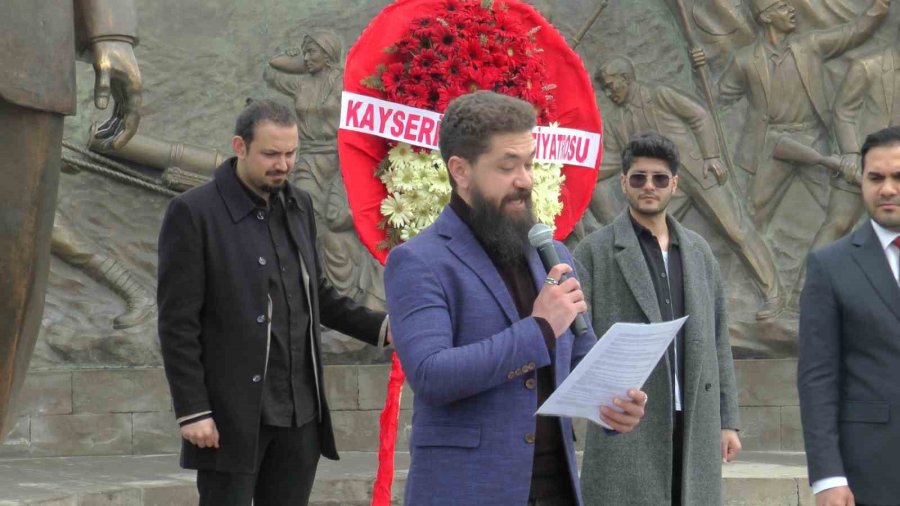 Kayseri’de 27 Mart Tiyatro Günü İçin Tören Düzenlendi