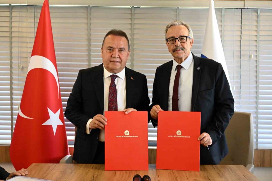 Antalya Büyükşehir Belediyesi’nden İki İş Birliği Protokolü