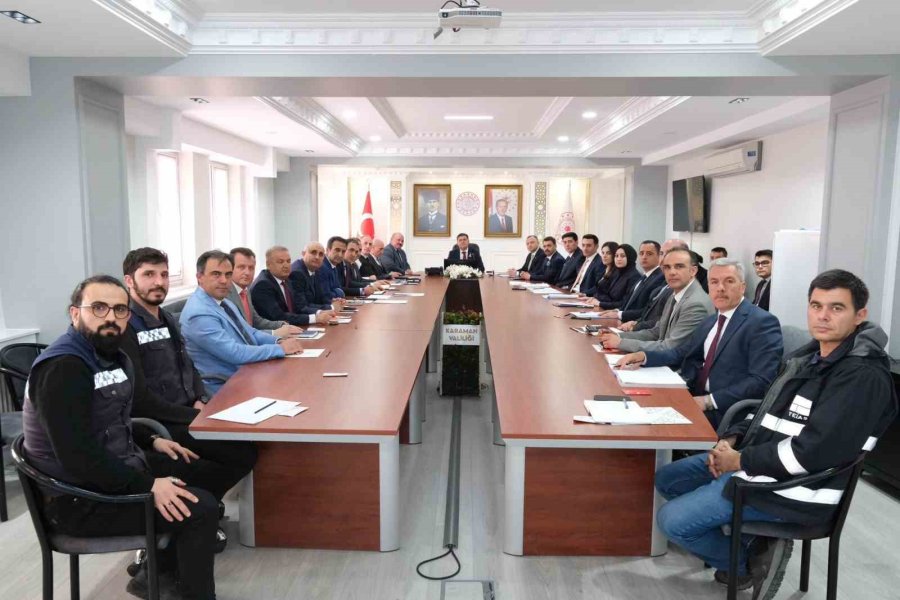 Karaman’da Seçim Güvenliği Toplantısı