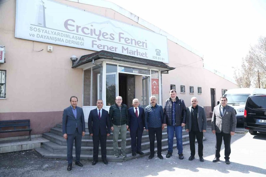 Büyükkılıç’tan Erciyes Feneri Derneği Marketine Ziyaret