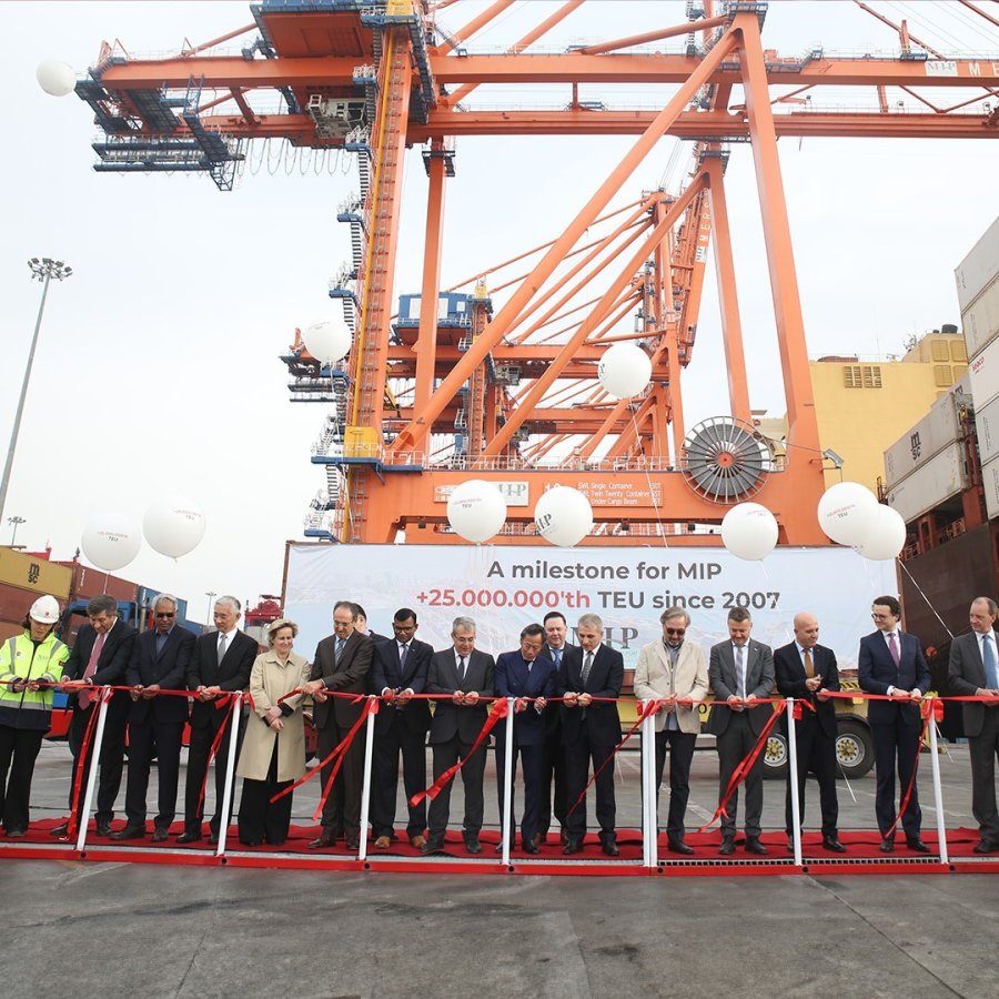 Mıp 25 Milyon Teu’nun Üzerinde Konteyner Elleçleyerek Yeni Bir Kilometre Taşına Ulaştı