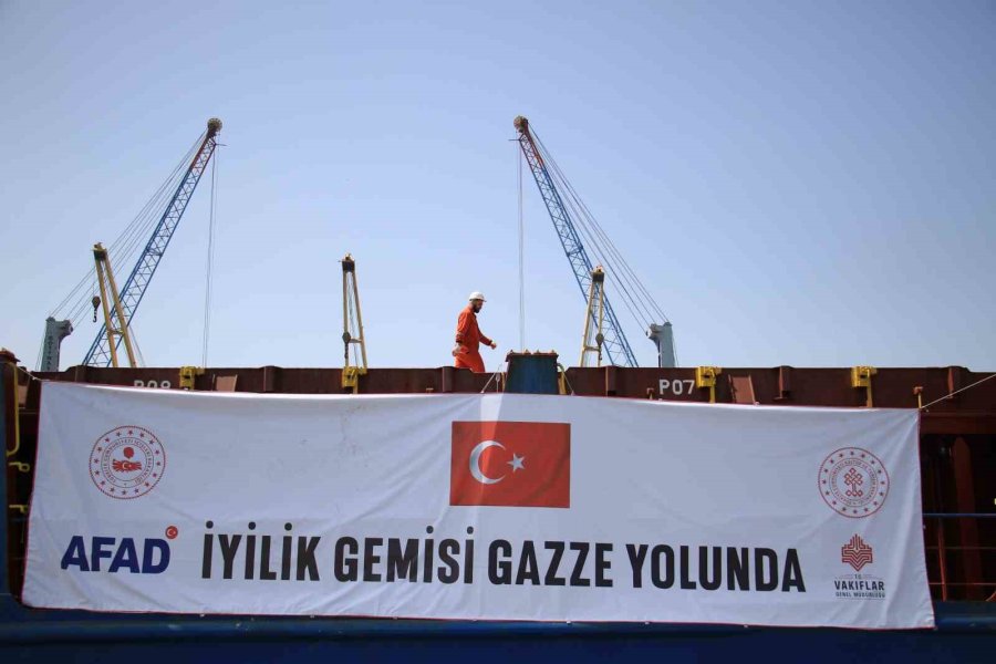 8. "iyilik Gemisi" Gazze’ye Uğurlandı