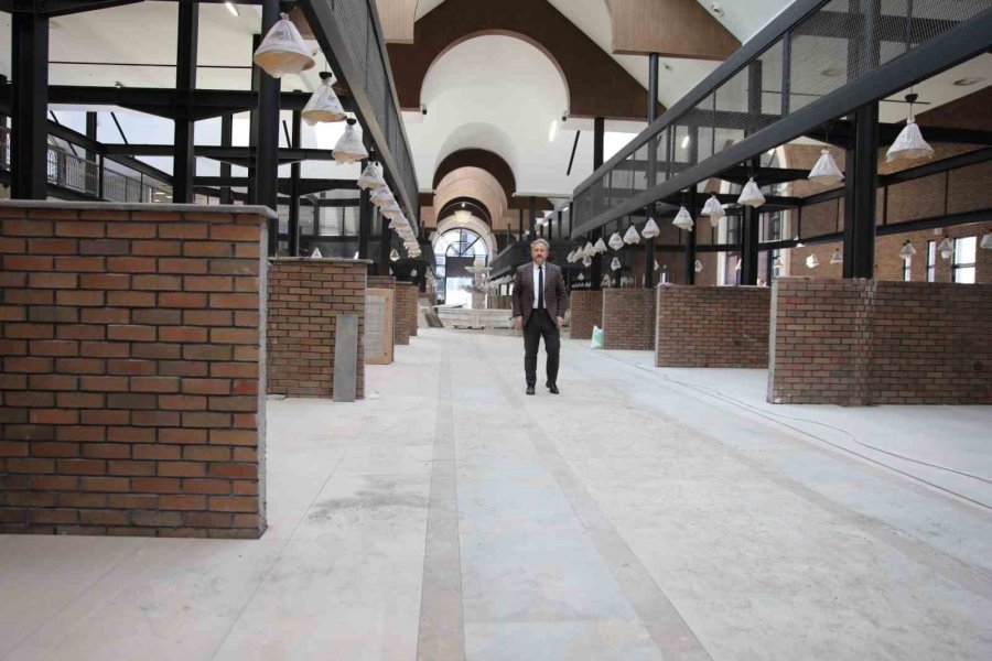 Kendine Has Mimarisi İle ‘çarşı Melikgazi’ Yakında Kapılarını Aralayacak