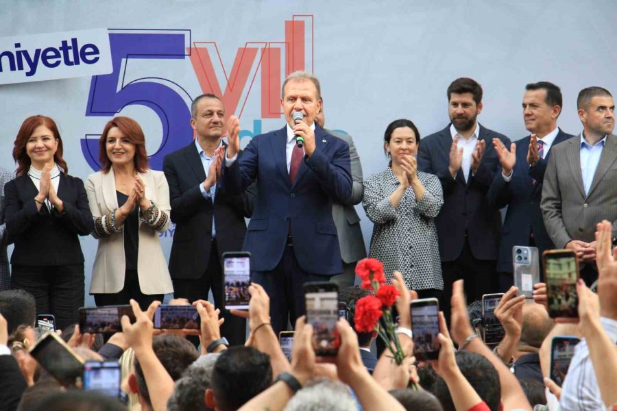 Mersin’de Yeniden Seçilen Vahap Seçer, Mazbatasını Aldı