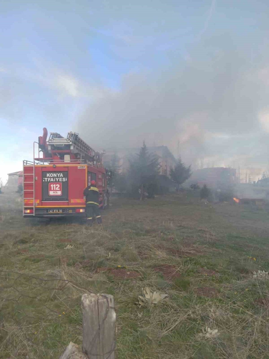 Konya’da Ev Yangını